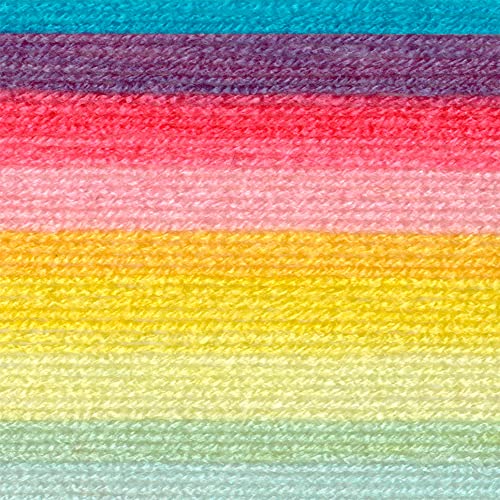 Image of (3 Pack) Lion Brand Yarn Mandala Baby Yarn, Honeydukes | Variegated Light DK 100% Acrylic Knit & Crochet Fiber, Baby Projects, Blankets, Colorful Cloths, Triangle Shawls