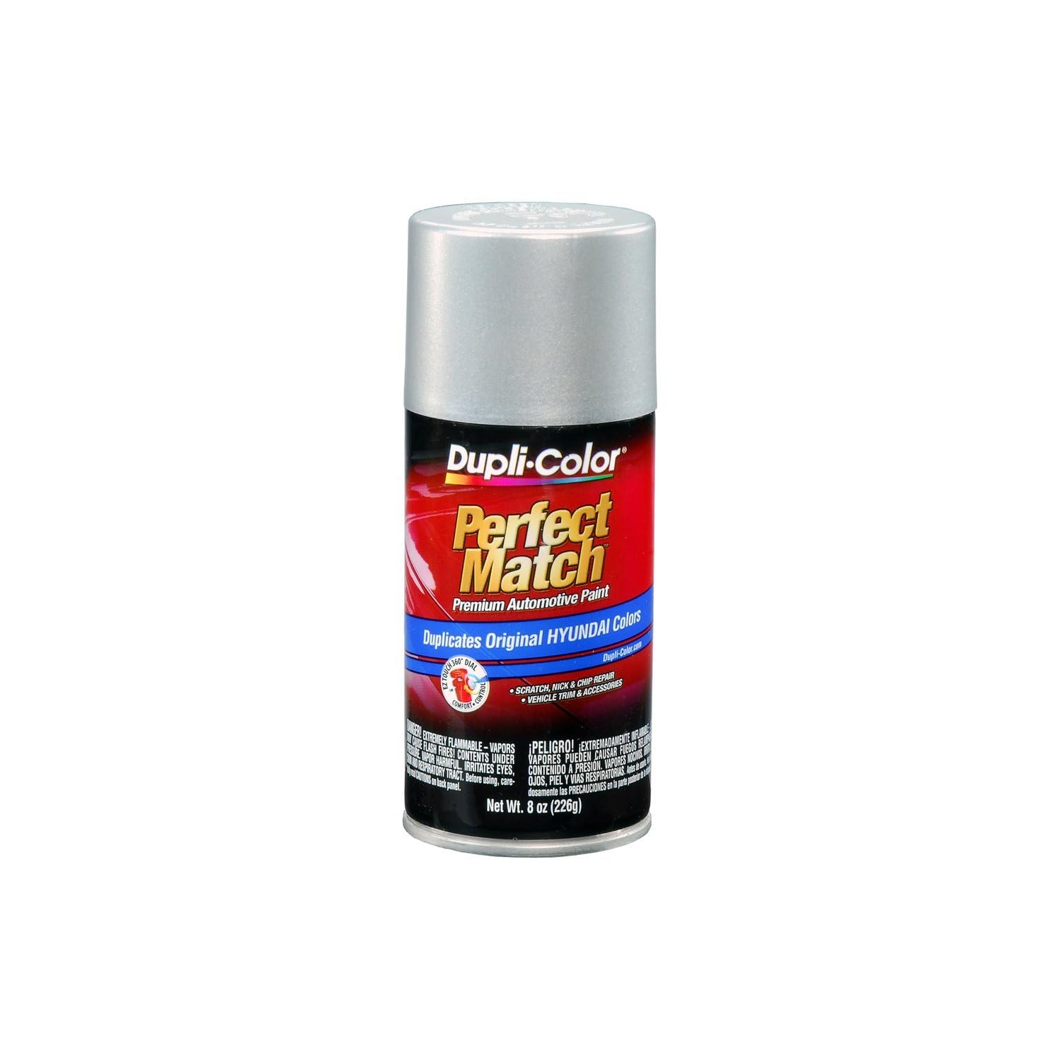 Dupli-Color VHT BHY1800 Silver Metallic, Perfect Match Automotive Paint, Formulated to Match Hyundai, 8 FL OZ