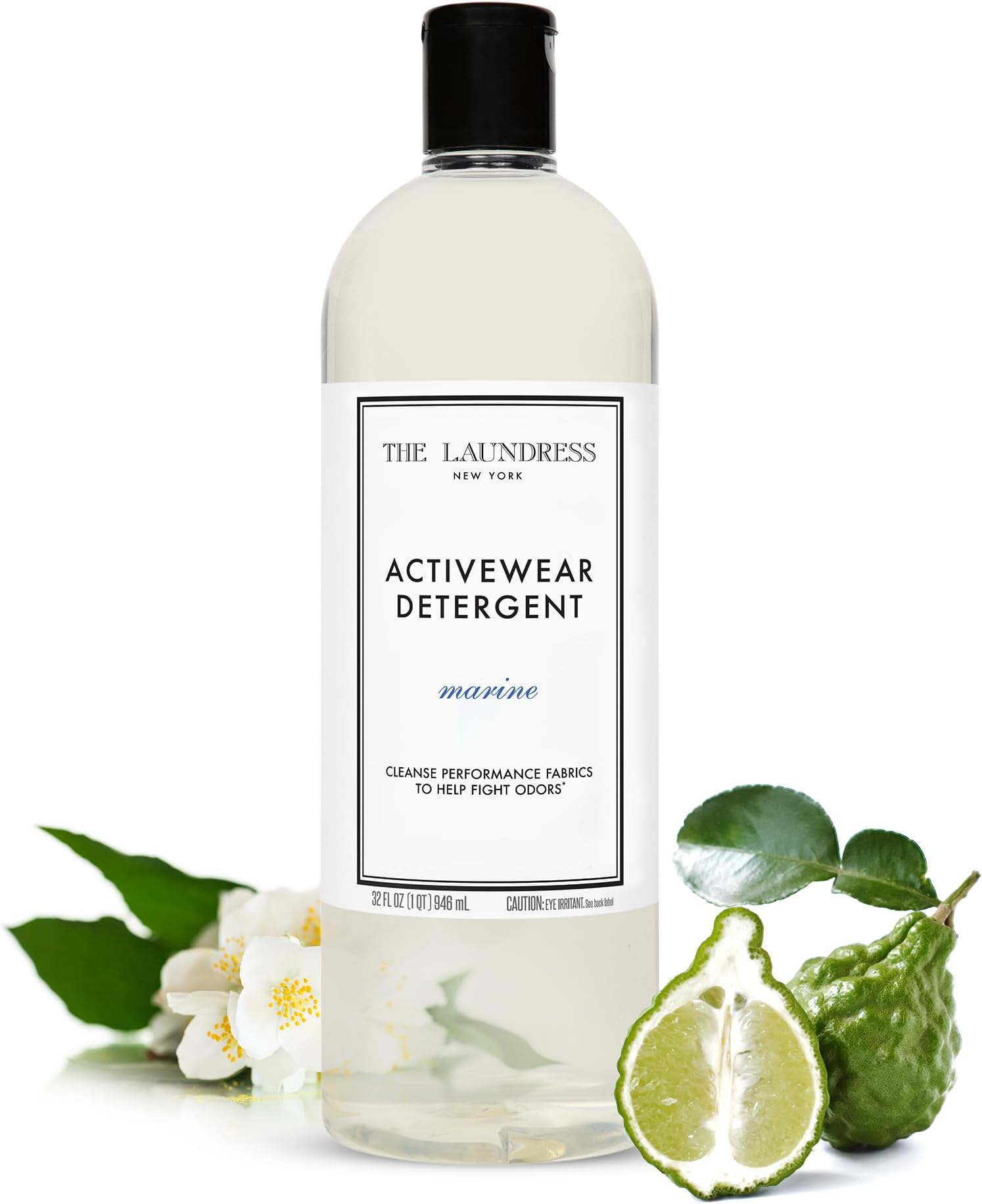 Activewear Laundry Detergent, 32 Oz, Marine Fragrance, 4-in-1 Enzyme Blend for Workout Performance Fabrics, Fights Sweat Odors & Stains, USDA Certified Biobased Product (90%)