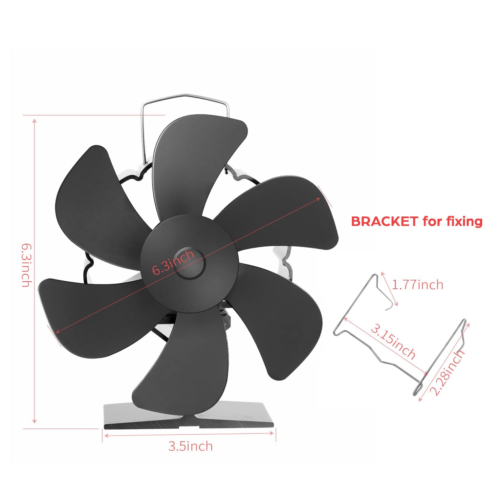 Amazon.com: JossaColar Wood Stove Fan for Buddy Heater, Heat Powered  Fireplace Fan Thermoelectric Thermal Fan Eco Fans with Bracket Fixed on  Propane Space Heater/Mr. heater, Camping Outdoor/Indoor Use : Home u0026 Kitchen