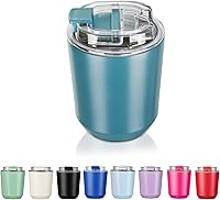 Vista 70 de Puraville Insulated Tumblers with Lid, 10 oz Travel Coffee Mug Stainless Steel Vacuum Cup, Leak Proof Reusable Double Walled Coffee Tumbler for Iced