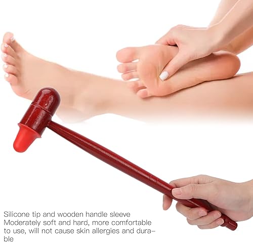 Miniatura 3 de ZJchao Martillo de masaje, Meridians - Masajeador manual de espalda, masajeador de espalda muscular para músculos del cuerpo, pies de espalda,