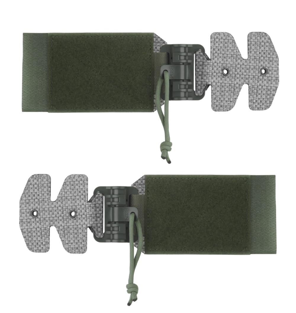 Jungle Leopard One Pair Style 3Ac Kit Side Wall Quick Release Buckle for FCPC V5 Tactical Vest Cummerbunds(RG)