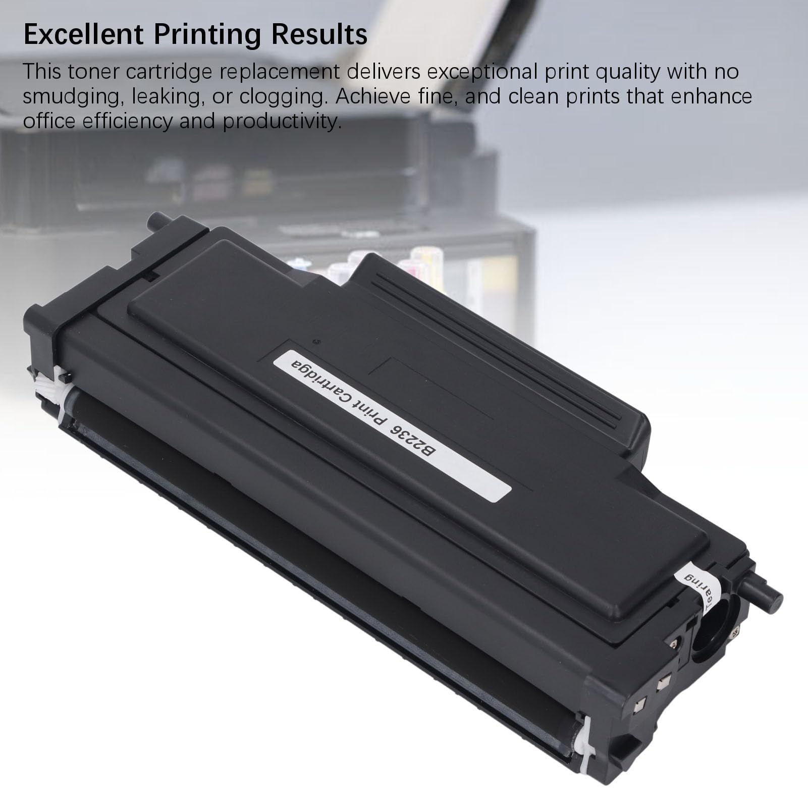 Cartuccia Toner Compatibile, Cartuccia Toner ABS per Stampante, Confezione da 2, 1500 Pagine Ciascuna, Stampa Nitida Senza Sbavature, per B2236 B2236dw MB2236 per Uso Ufficio