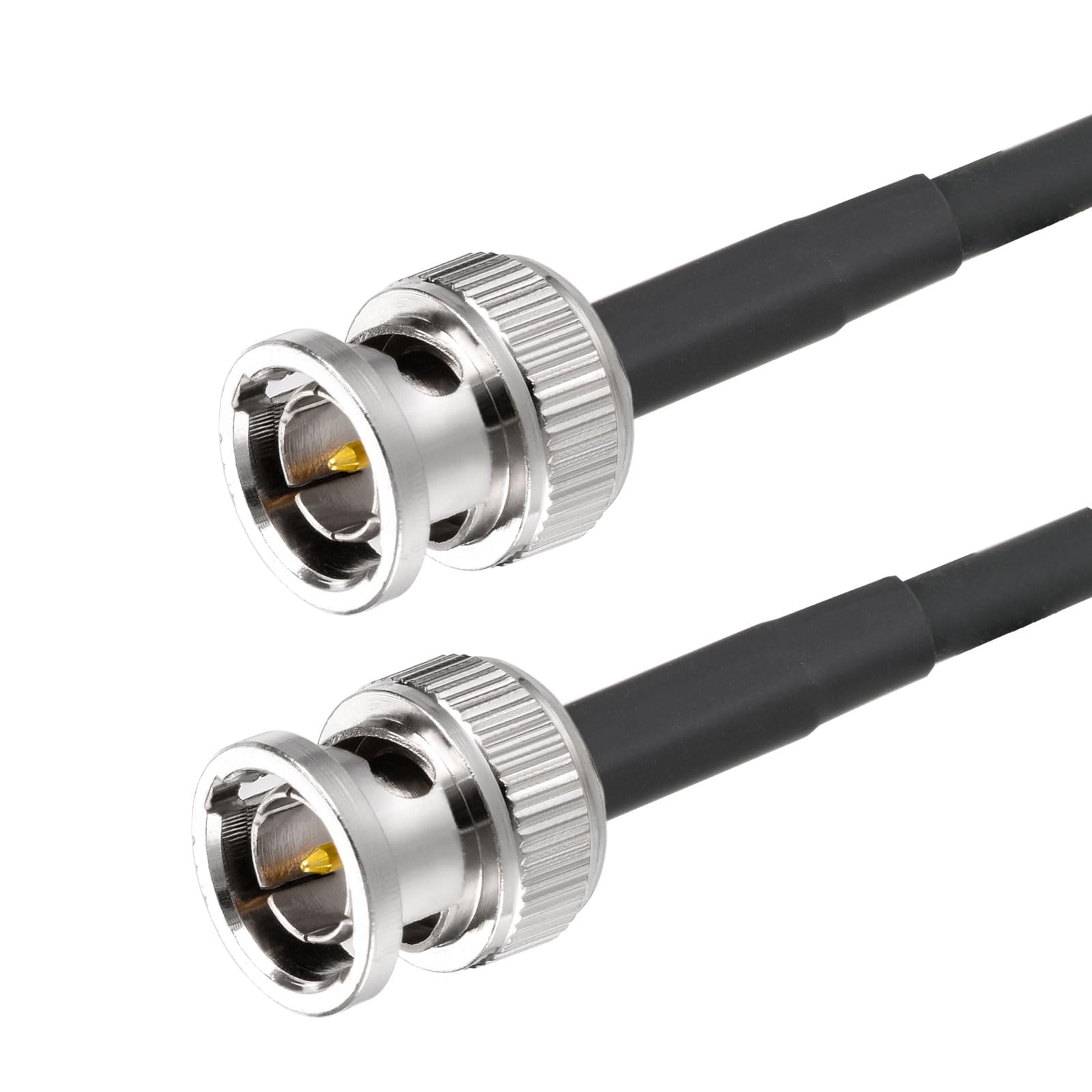 Superbat Kabel SDI 3G/6G/12G 1 m BNC męski na męski Belden UVC-25F 75 Ohm Krótki kabel Podwójny elastyczny wąż do kamery transmisyjnej konwerter SDI Monitor CCTV DVR