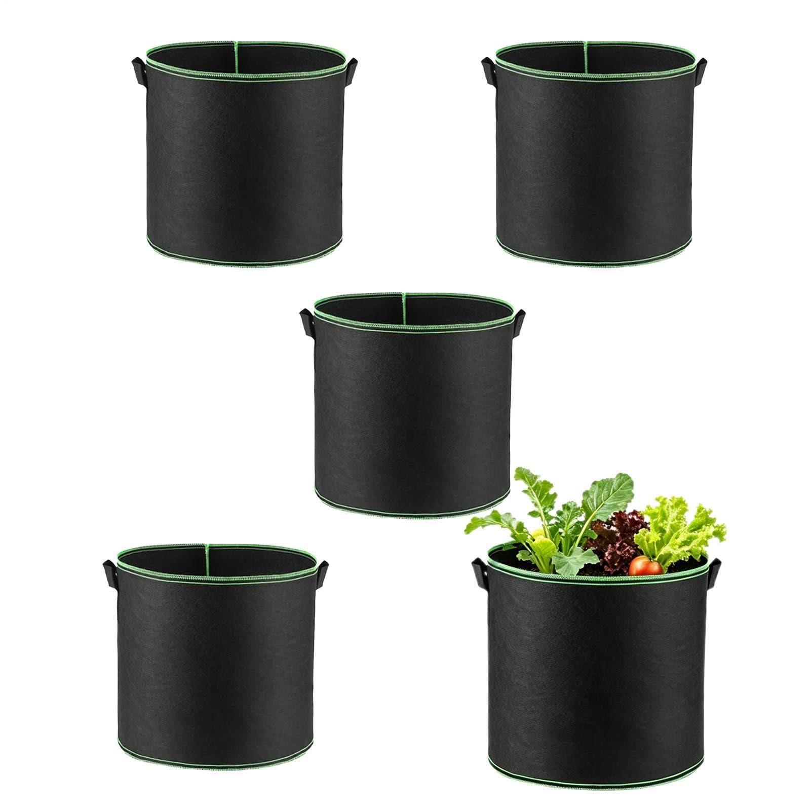 Bolsas de cultivo transpirables que evitan el encharcamiento de tomates y verduras