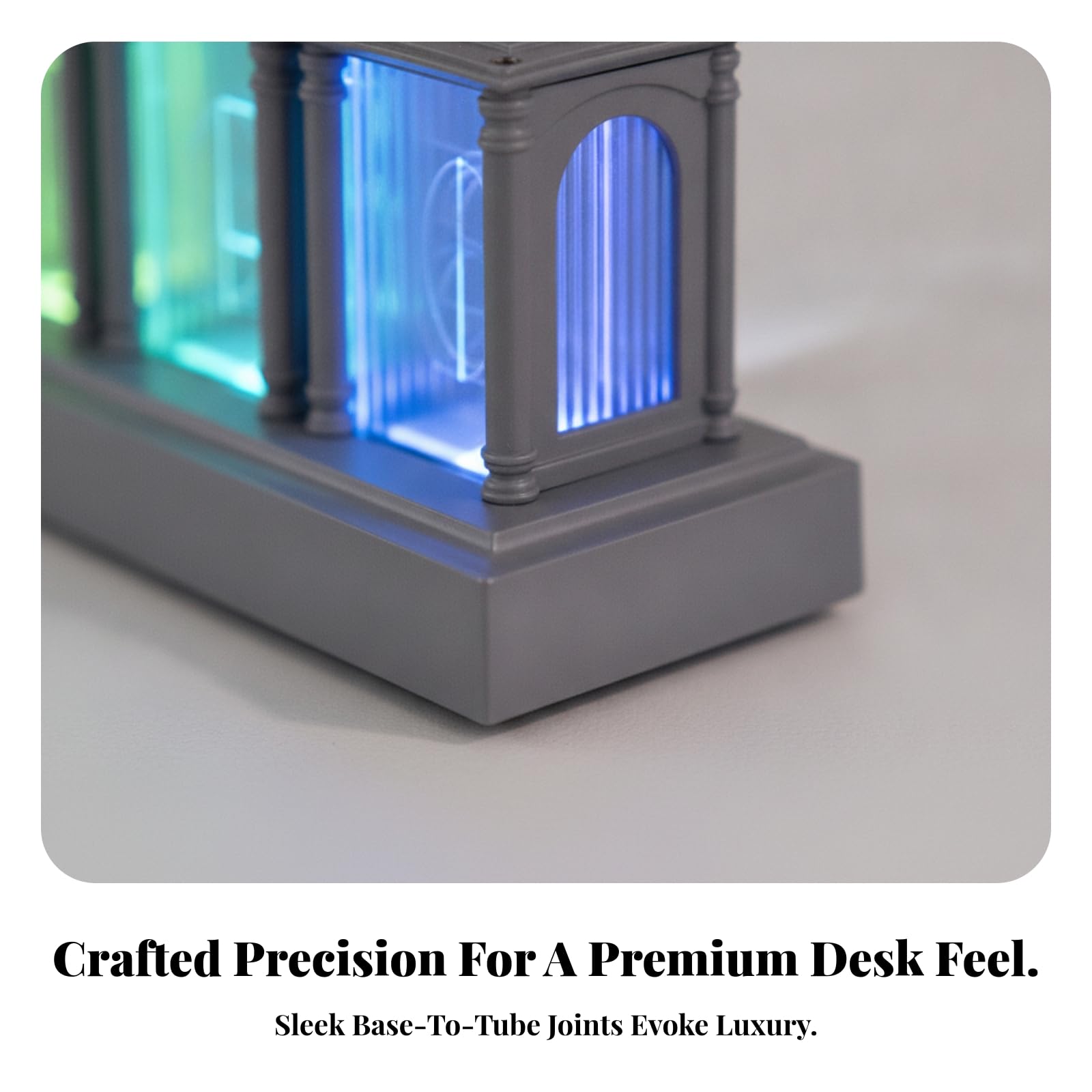 predolo Reloj Electrónico Tubo corativo, Gris