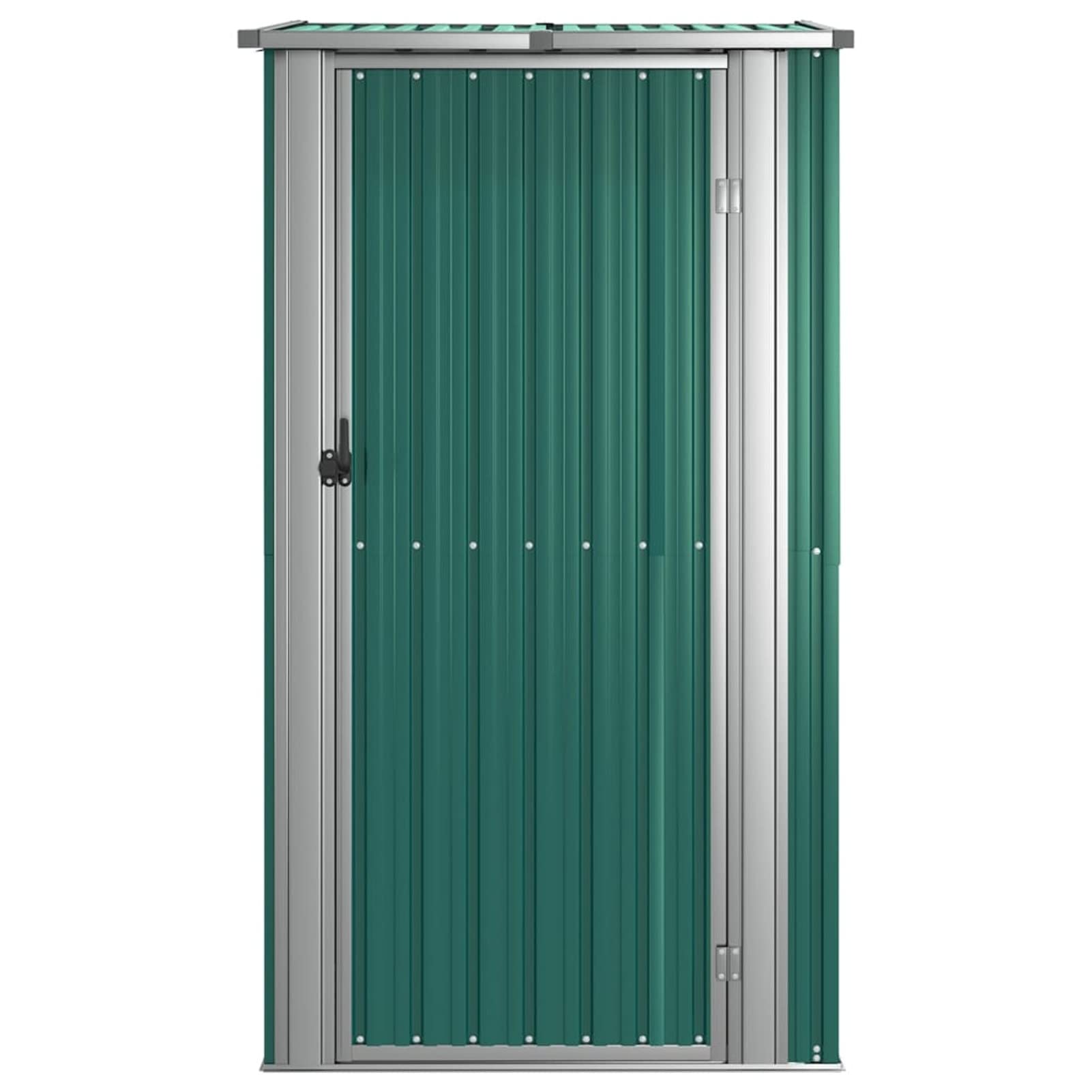 Capanno da Giardino Verde 118,5x97x209,5 cm in Acciaio Zincato,Capannone da Giardino,Casetta da Giardino,Casetta Attrezzi Giardino(SPU:150899)