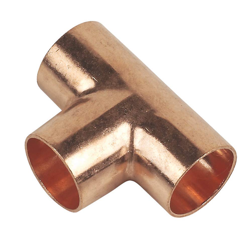28mm Equal Tee End Feed WRAS Approved Embrass