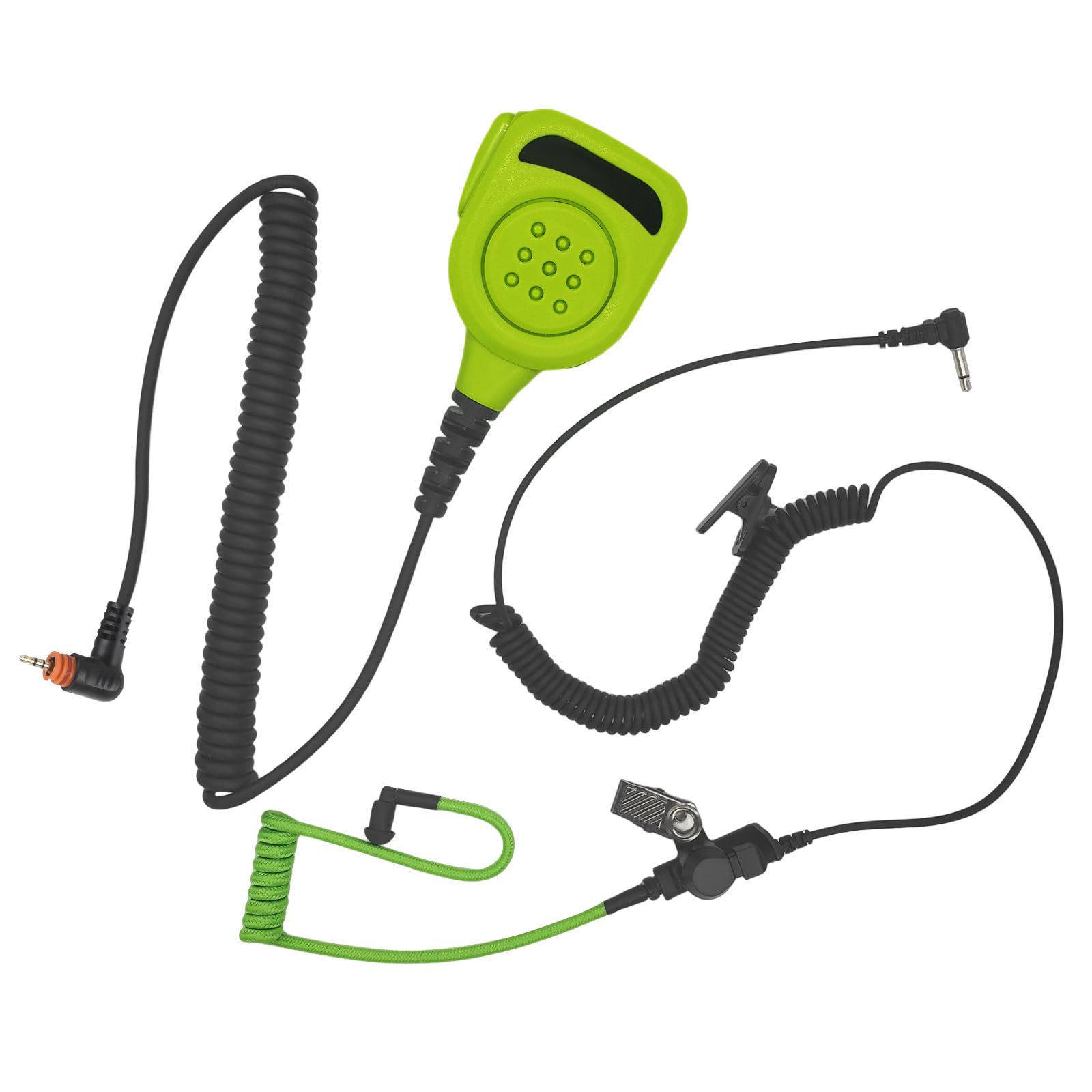 Micrófono de Hombro Impermeable con Auricular de 3.5 mm para Escuchar, micrófono de Solapa Walkie Talkie con Altavoz Manos Libres Mike para Motorola sl1m sl1k sl300 tlk100 sl7550 sl3500