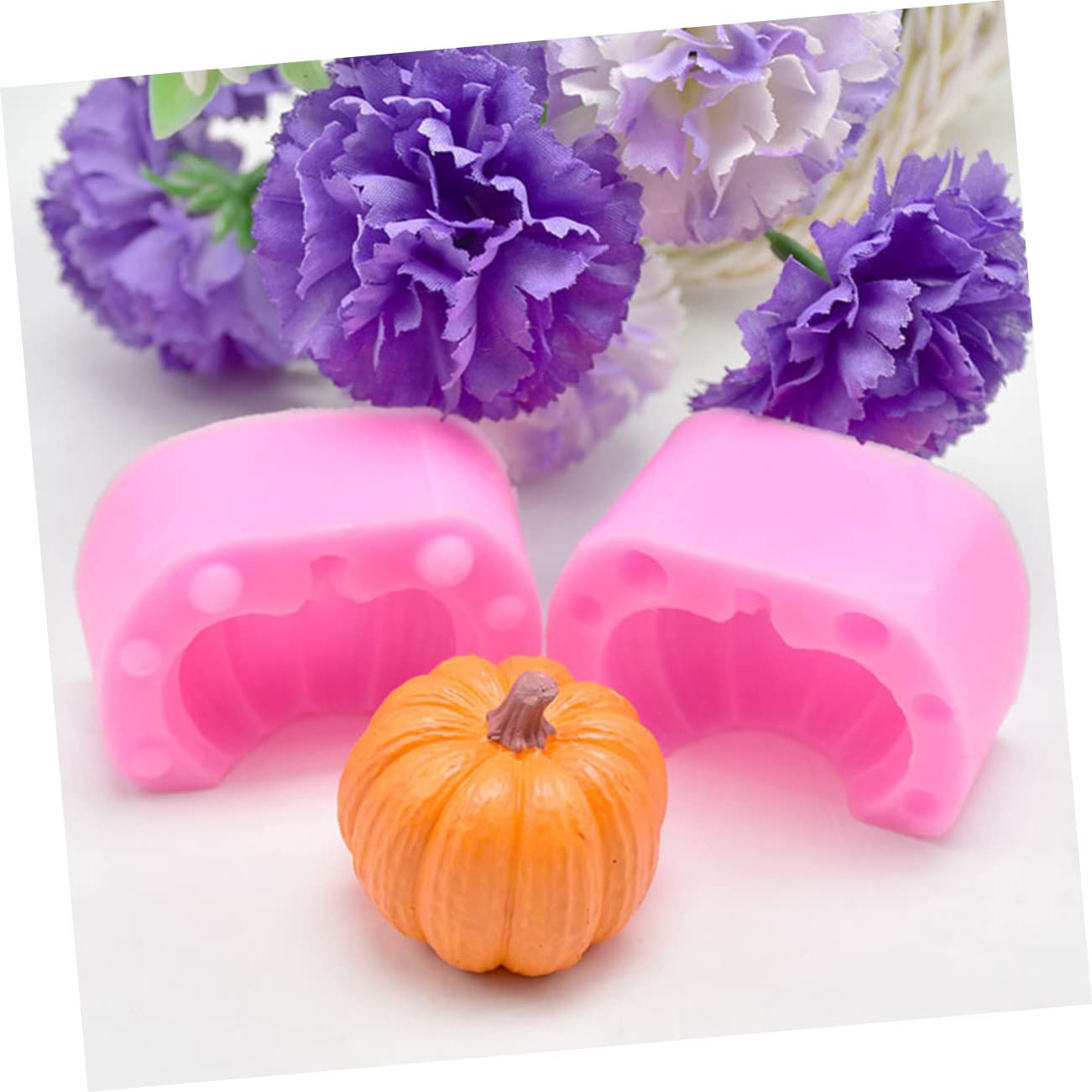 Zerodeko Molde Para Hornear Silicona Calabaza Halloween Molde Para Pastel Decorativo Reutilizable Herramienta Multiusos Para Repostería Diy Regalos Y Postres Festivos 6 Piezas X 5