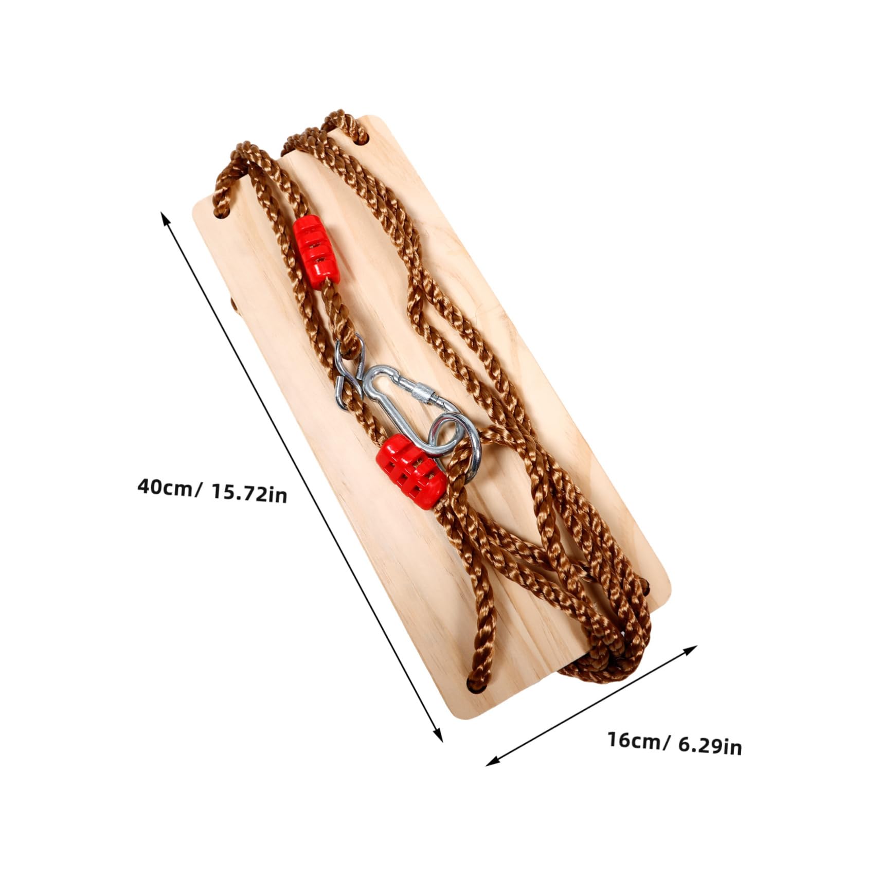 KOMBIUDA Wooden Swing Seat Replacement Indoor Swing for Boys and Girls for Backyard