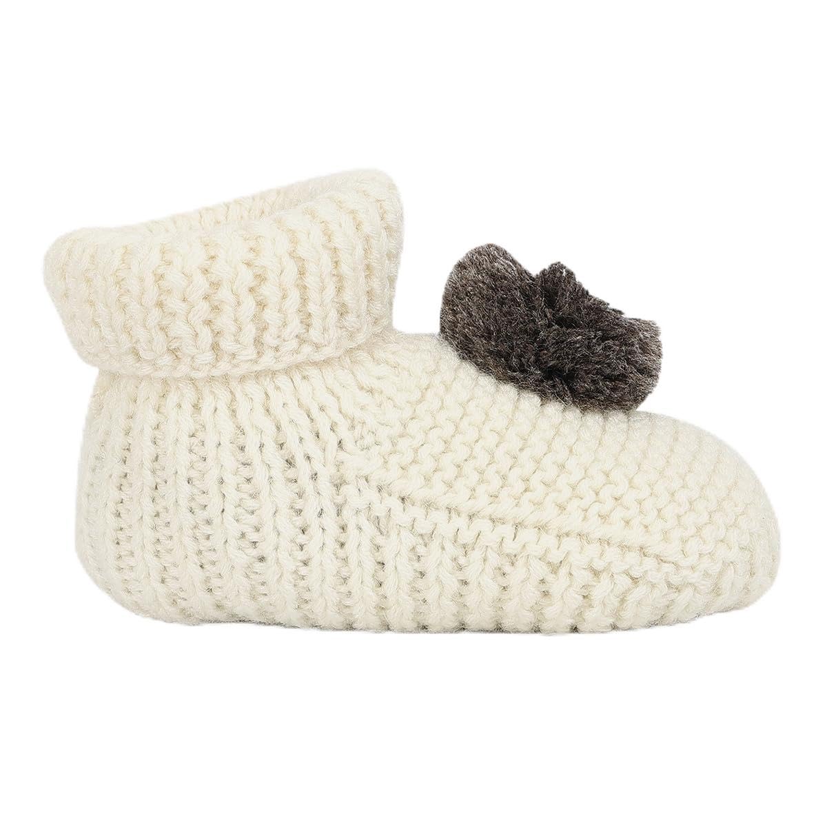 Unisex White color Booties - White-image-21