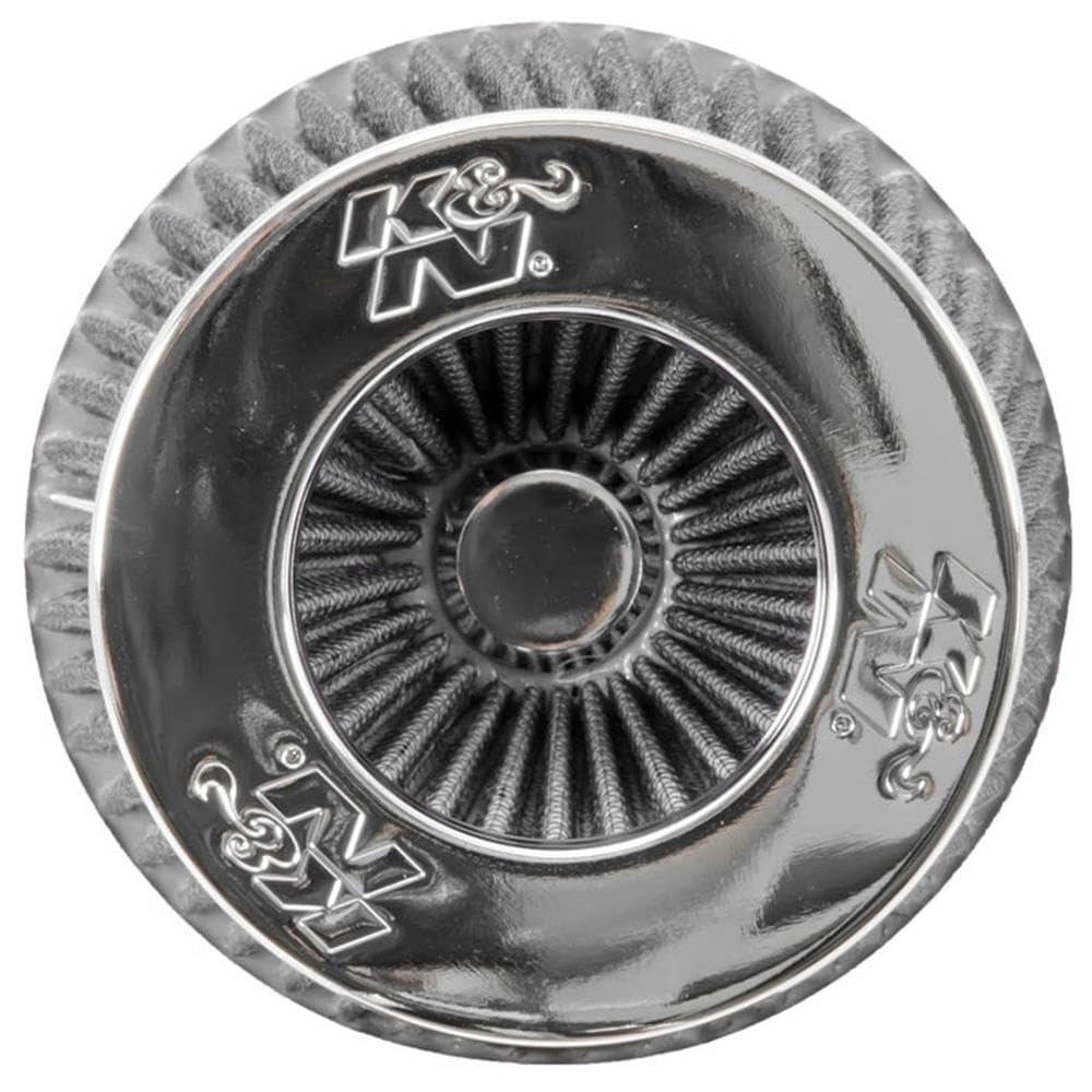 K & N rg-1001wt-l universal de filtro para cromo Coche y Moto