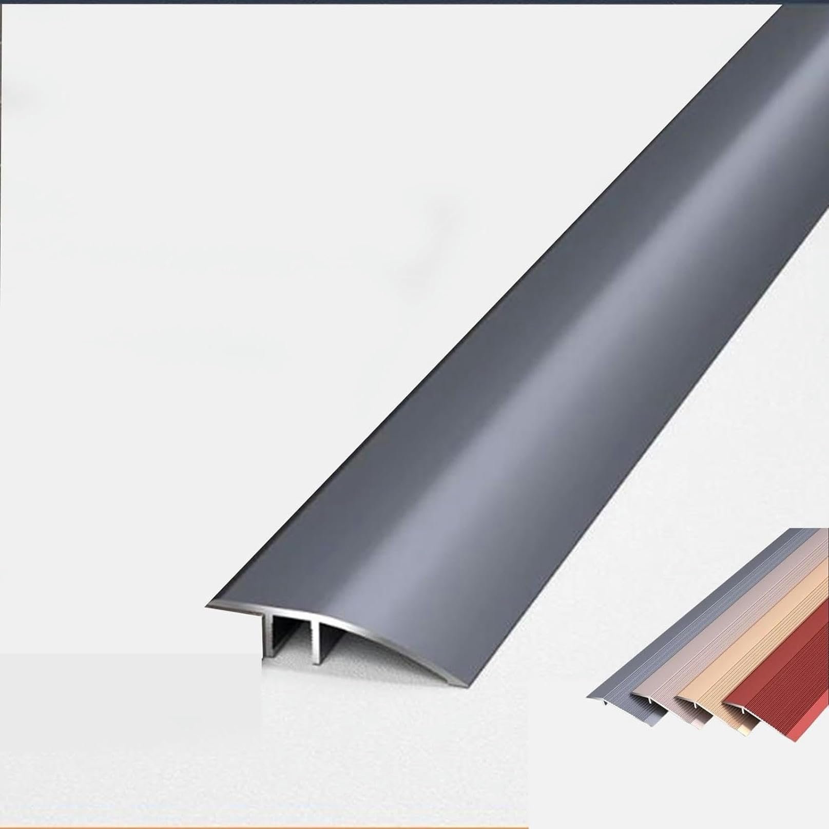 LGEOELIAS Floor Transition Strip, Threshold Ramp, Thresholds for Doorways, Wheelchair Ramp Edge Reducer Laminate Transition Cover Edge Trim Gap Doorway Threshold for Uneven Floors Heights