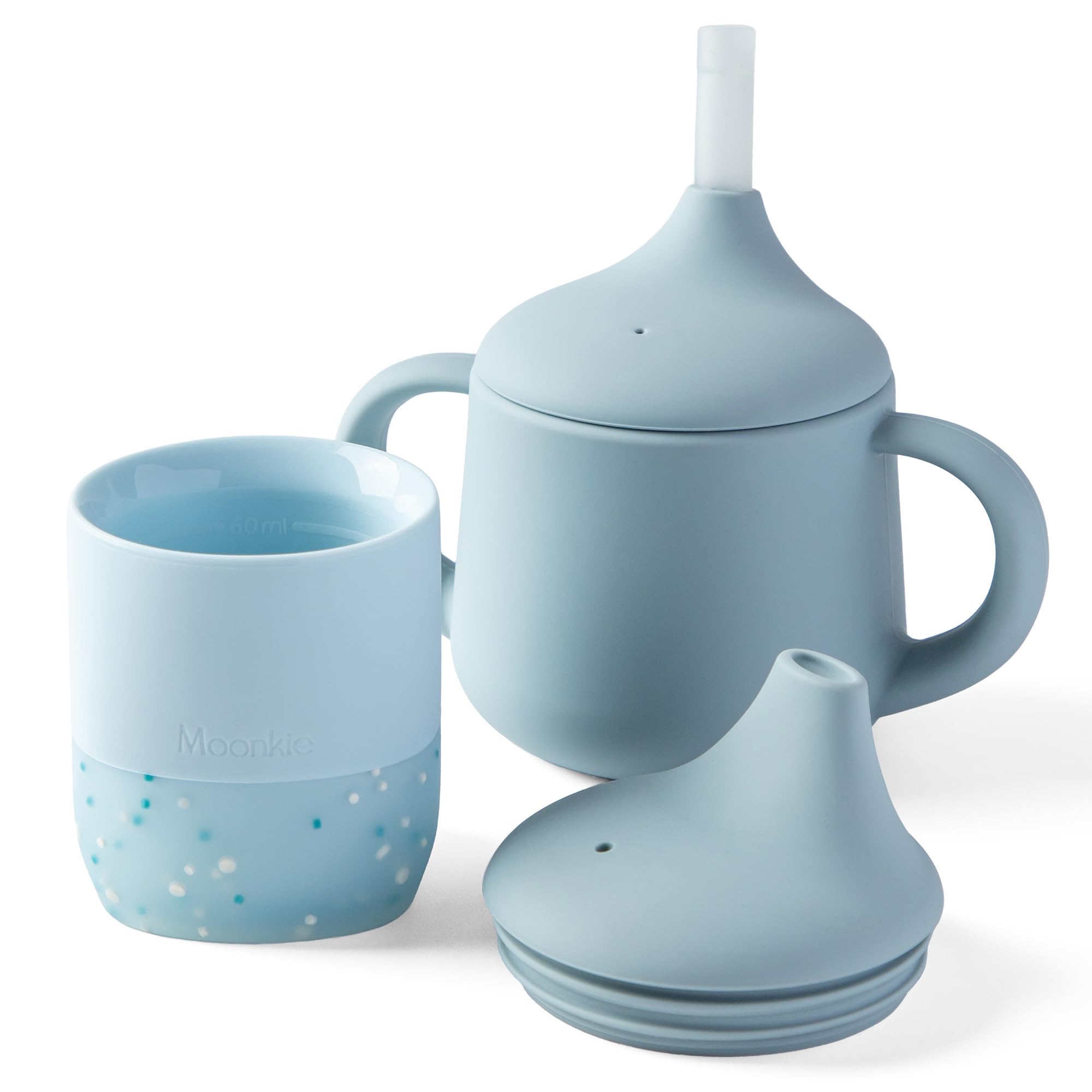 Moonkie Silicone Baby Cup Set, Ether Cup Set, 2 Pack