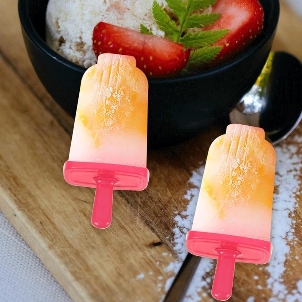 Ice Ice Cream Mould, DIY Forma do lodów na patyku 6 szt. Formy do lodów na patyku wielokrotnego użytku z PP przeznaczonego do kontaktu z żywnością