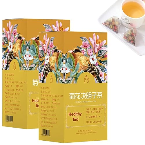 Chrysanthemum Goji BerryChinese Wolf-Berry Cassia Semillas Bolsas de Té 2Boxes 30Bags Madreselva Baya de Goji Osmanthus Dulce Aromatizado