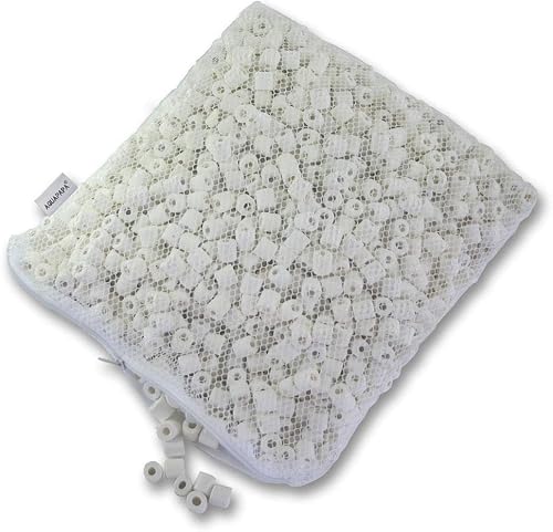 Miniatura 3 de AQUACITY Premier Bulk - Anillos de cerámica bio a granel para acuario Koi Fish Pond Reef Filter (5 libras)