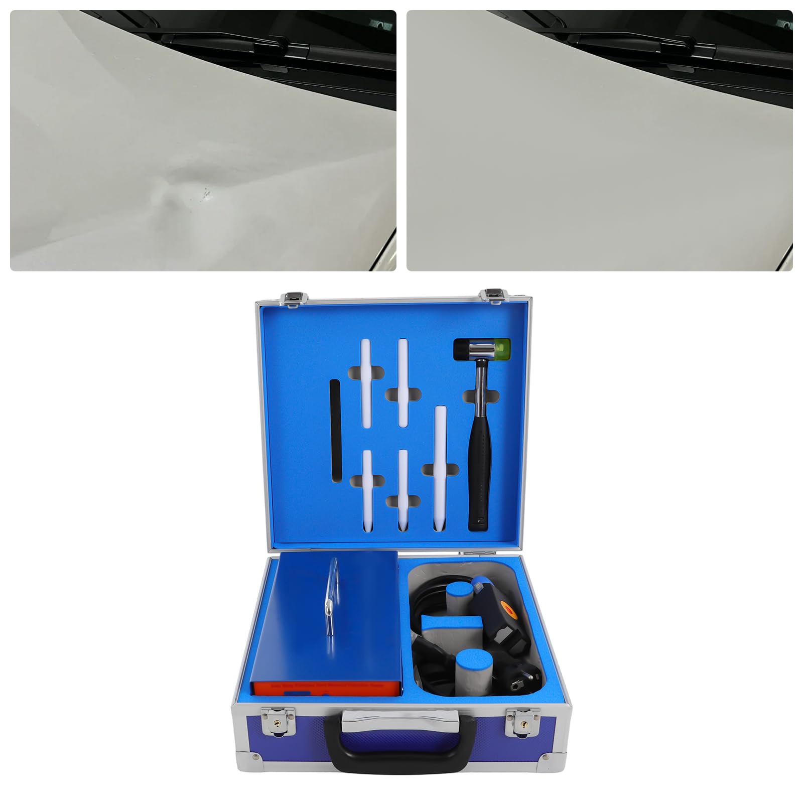 Kit di riparazione per ammaccature a induzione elettromagnetica | Kit di riparazione portatile per carrozzeria, 1000 W, 220 V, per riscaldamento a induzione