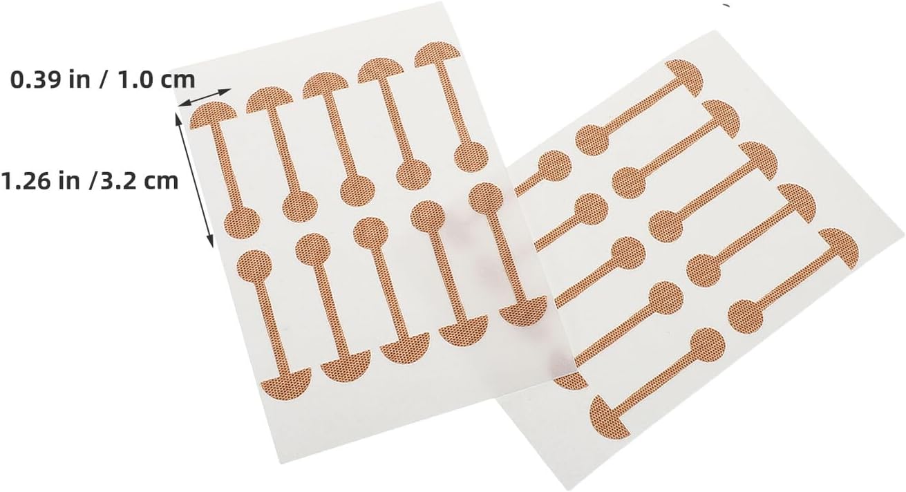 IDEANATEGRATE Nose Patch and Nostril Lift Strips 20pcs Skin Friendly Self-Adhesive Dumbbell Shape Nose Shaper for Nasal Reshaping and Aesthetic Enhancement