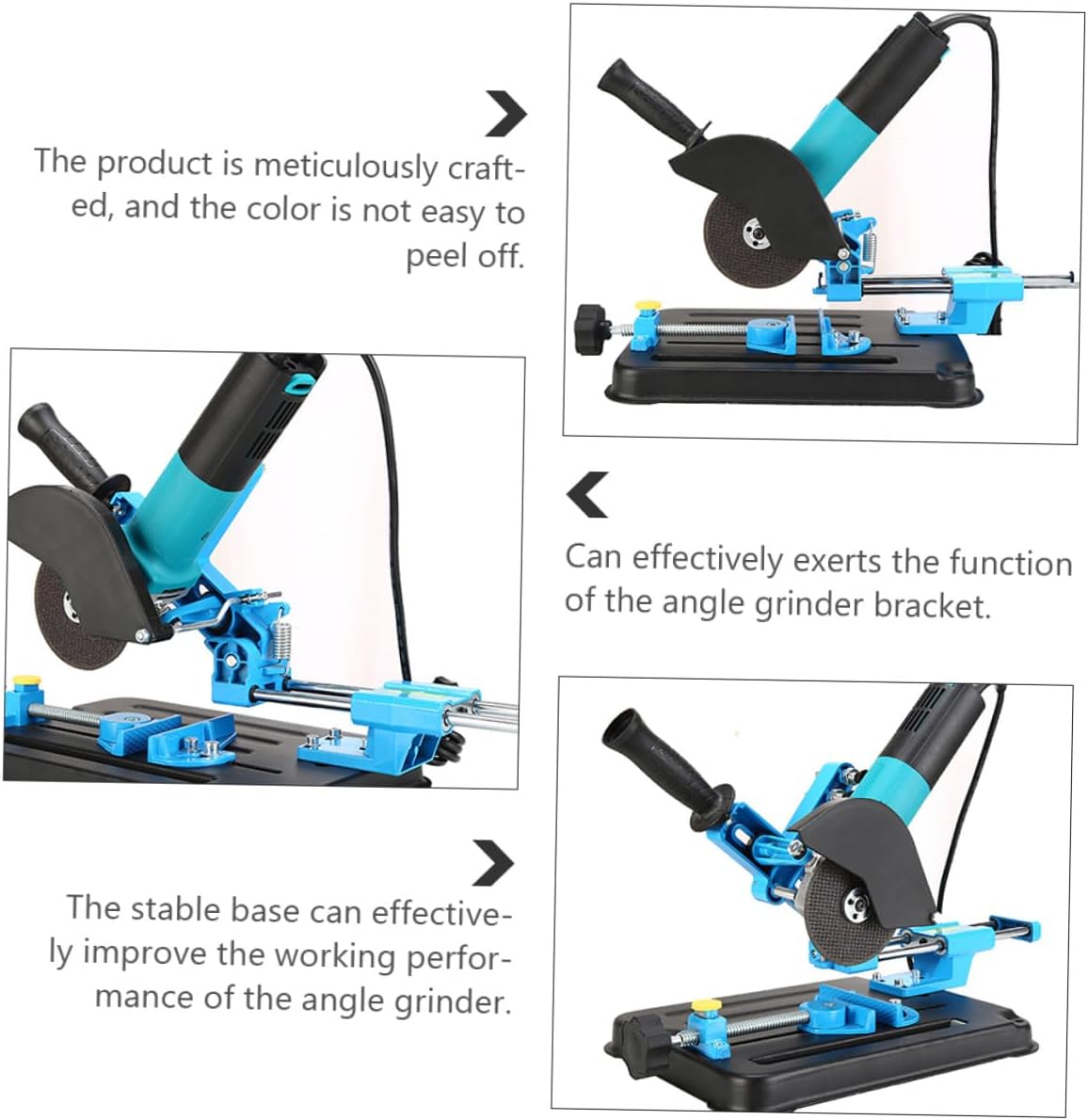 Angle Grinding Machine Bracket and Holder Adjustable Polishing Stand with Fixed Support for Small Cut-off Grinder Tools
