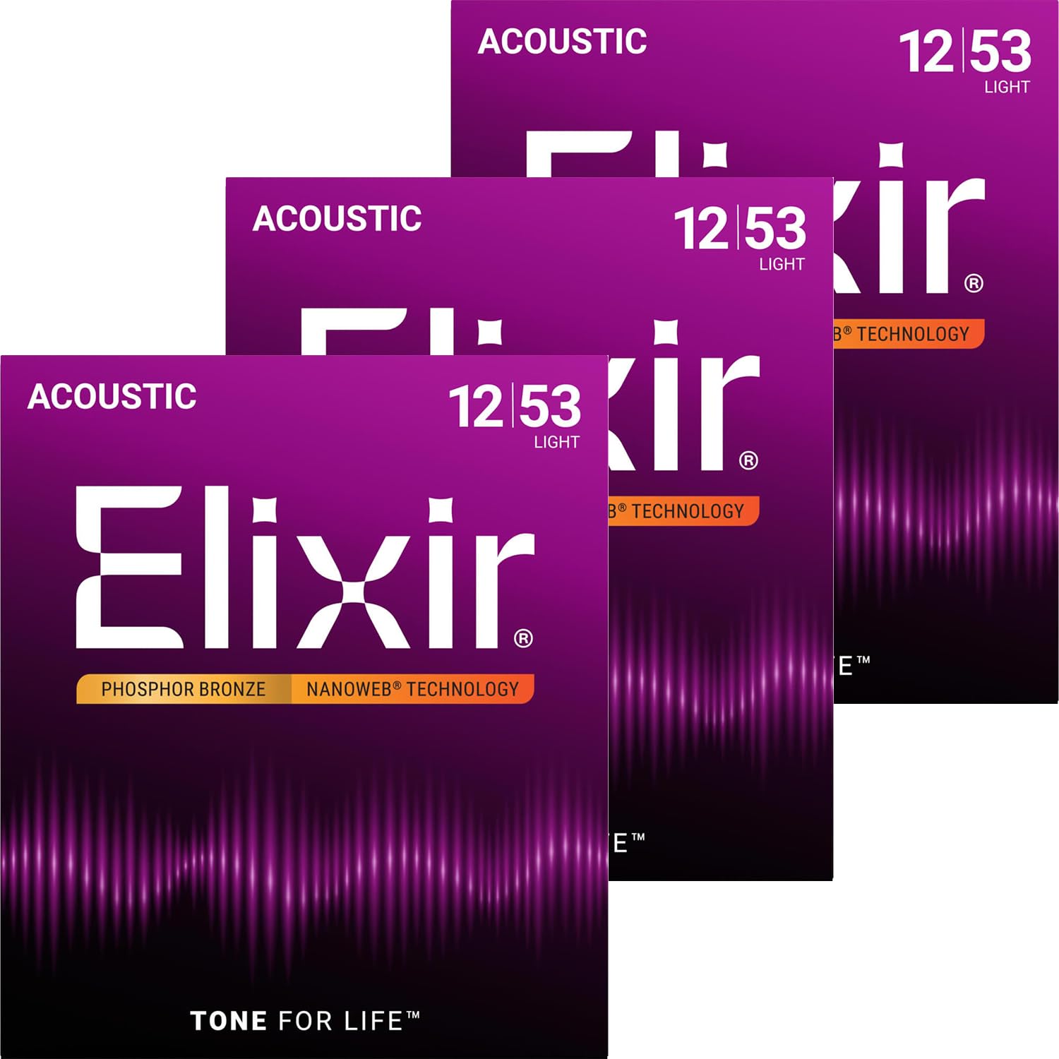 Amazon.co.jp: Elixir エリクサー アコースティックギター弦 NANOWEB