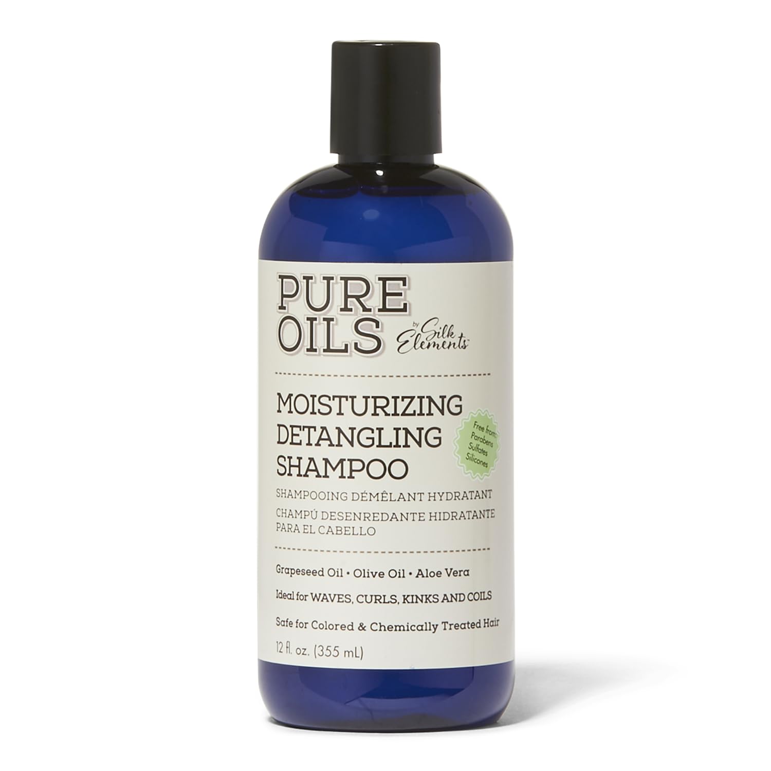 Pure Oils Moisturizing Detangling Shampoo,12fl.OZ(355 ml)
