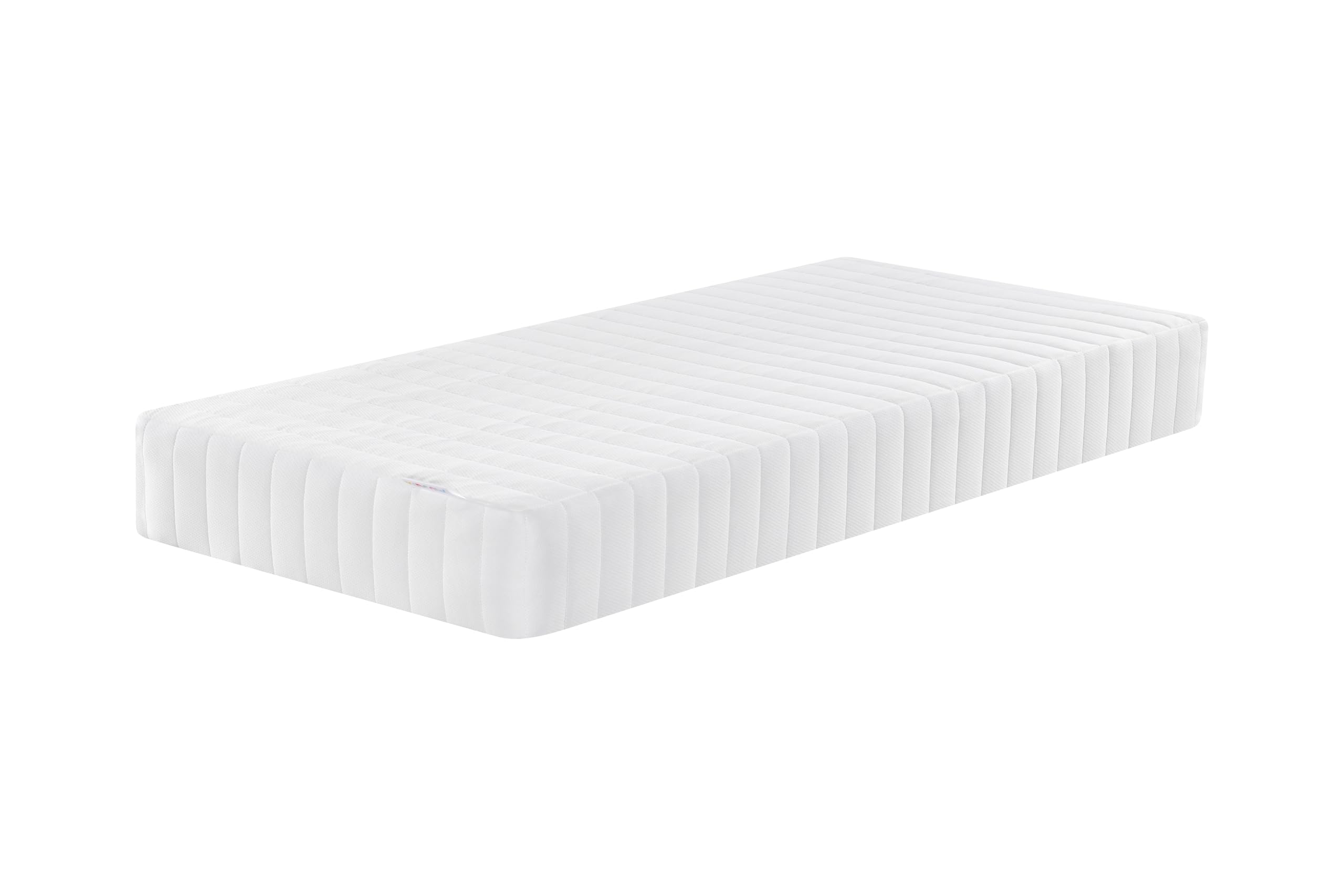 Kidsaw Deluxe Sprung 3ft Single Mattress 190 x 90cm White