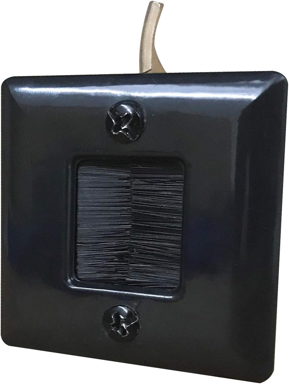 DATA COMM Hole Saw Brush Wall Plate Cable Pass Through, 2x2 Inch In-Wall Cord Management, Low Profile Recessed, Hiding Low Voltage TV Wires, Speaker & HDMI Cables, 2.01" L x 1.58" W x 2.01" H, Black