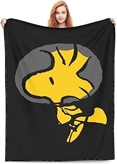 スヌーピー アニメ ブランケット フランネル ふわふわ 軽量 暖かい 四季適用 かわいい 子供用 保育園 冷房対策 D392a 60″x50″