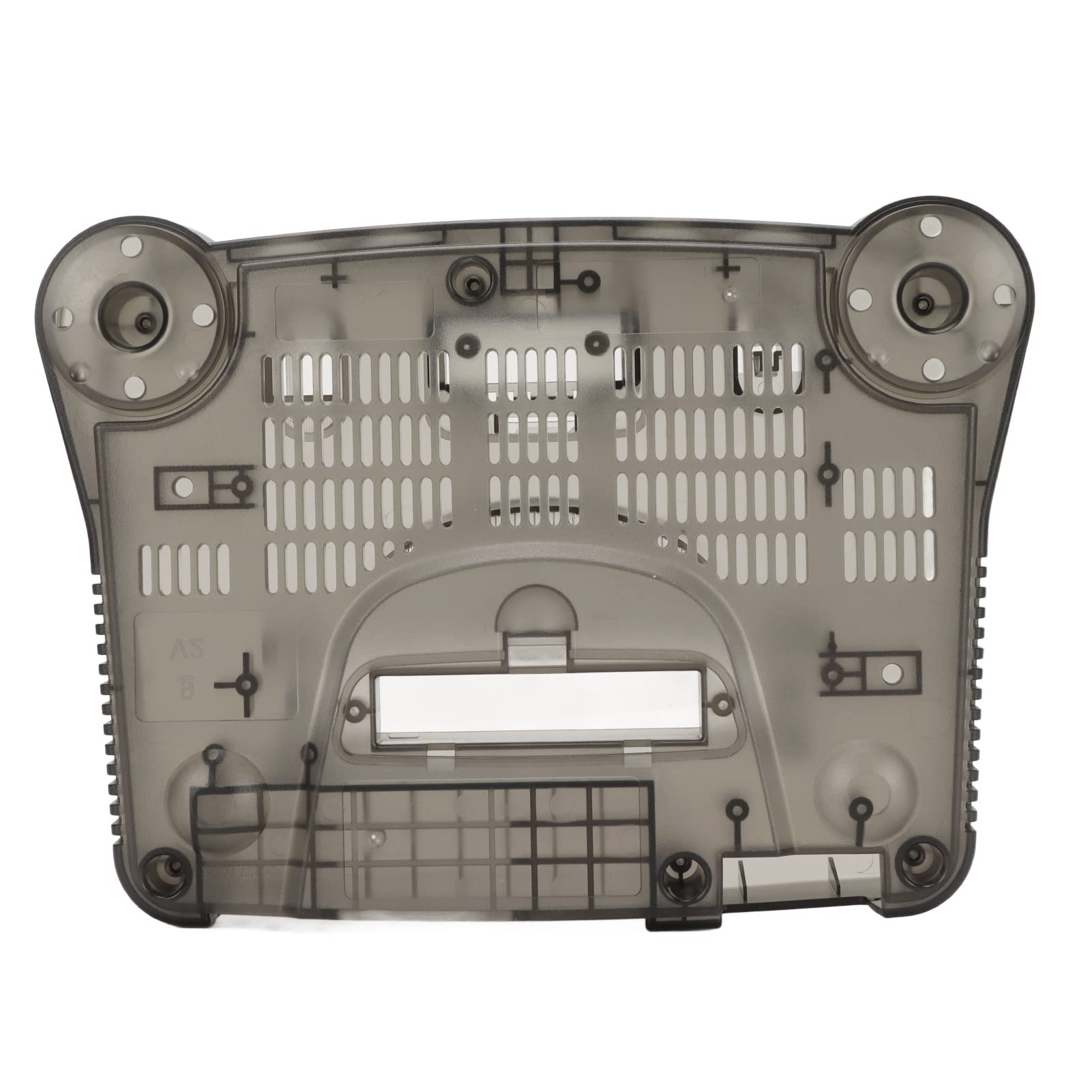 Estuche de Almacenamiento Gris Translúcido para N64, Carcasa Protectora para Consola Retro, Estuche de Repuesto para Consola de Videojuegos