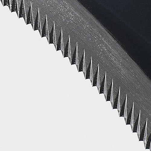 Miniatura 3 de KAKURI Herramienta de jardín de hoz japonesa de 6.7 pulgadas hoja dentada (dientes gruesos), fabricada en Japón, hoz de jardín para cosechar y