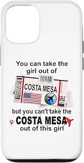 iPhone 12/12 Pro Flight Ticket Costa Mesa -Girl from Costa Mesa Boarding Pass Case