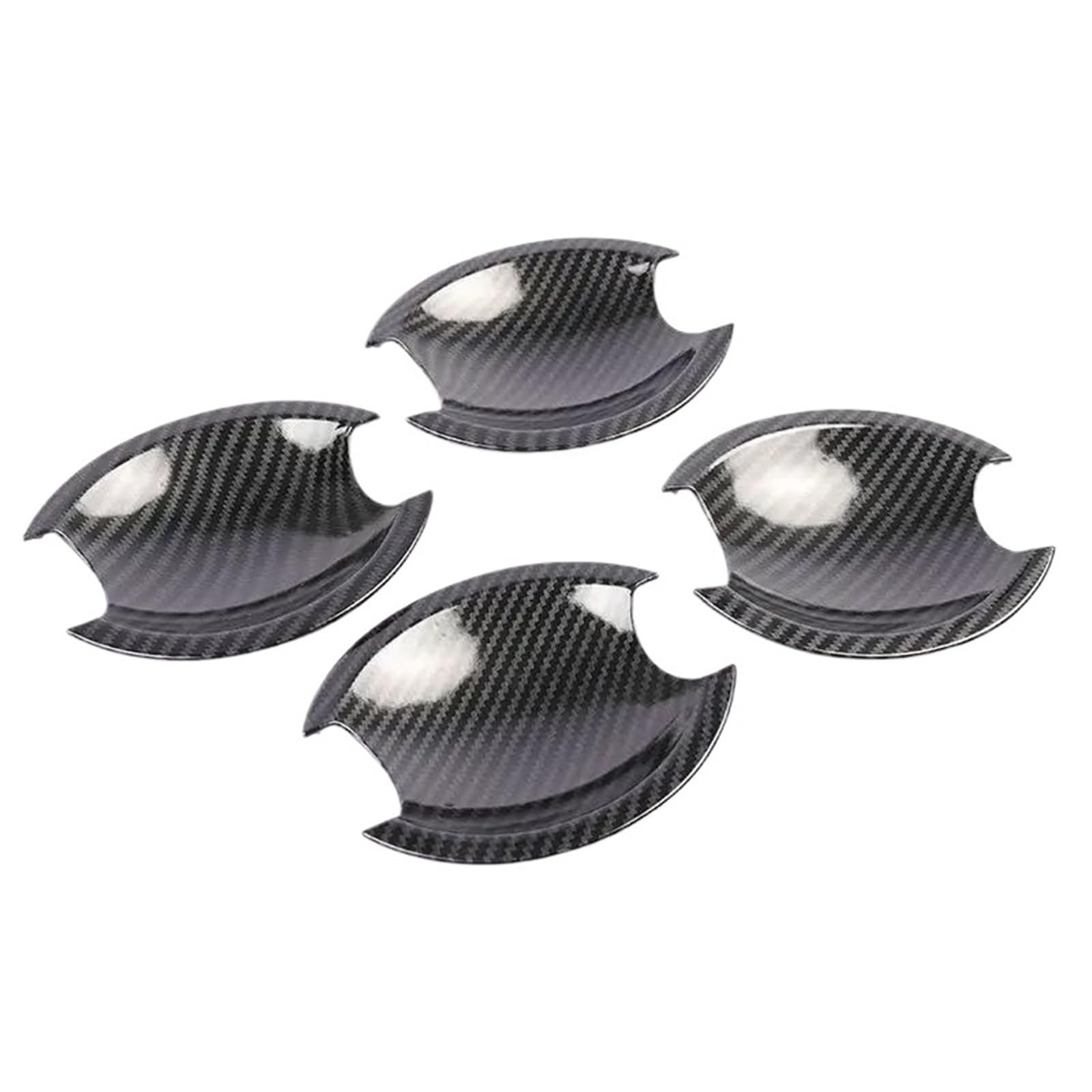 Yijiavsx Carbon 2 Buttons Car Door Handle Cover Stickers For Nissan For Qashqai J10 2007 2008 2009 2010 2011 2012 2013 (Carbon 2 Buttons)