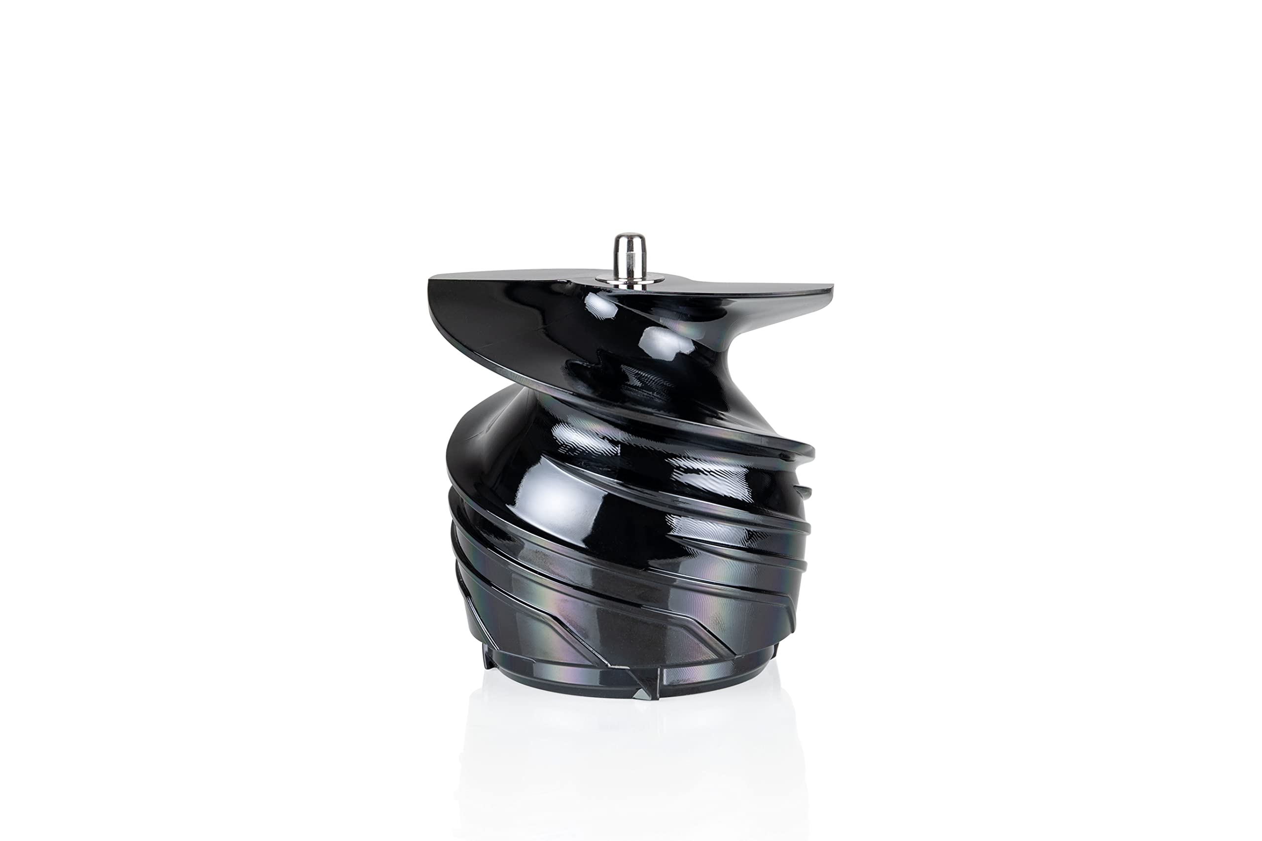 848 Exprimidor vertical fácil de limpiar, baja velocidad, 43 RPM, silencioso, zanahorias, apio, hierba de trigo (negro mate) 5