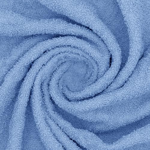 Velosso 4 Pce Hampi Towel Bale Set Luxuriously Soft, Highly Absorbent 100% Combed Ring Spun Cotton, Oversized Thick 2 Hand Towels and 2 Bath Towels, Premium Towels Spa & Hotel (Blue) - Cosy Home Interiors Velosso 4 Pce Hampi Towel Bale Set Luxuriously Soft, Highly Absorbent 100% Combed Ring Spun Cotton, Oversized Thick 2 Hand Towels and 2 Bath Towels, Premium Towels Spa & Hotel (Blue) - Image 3