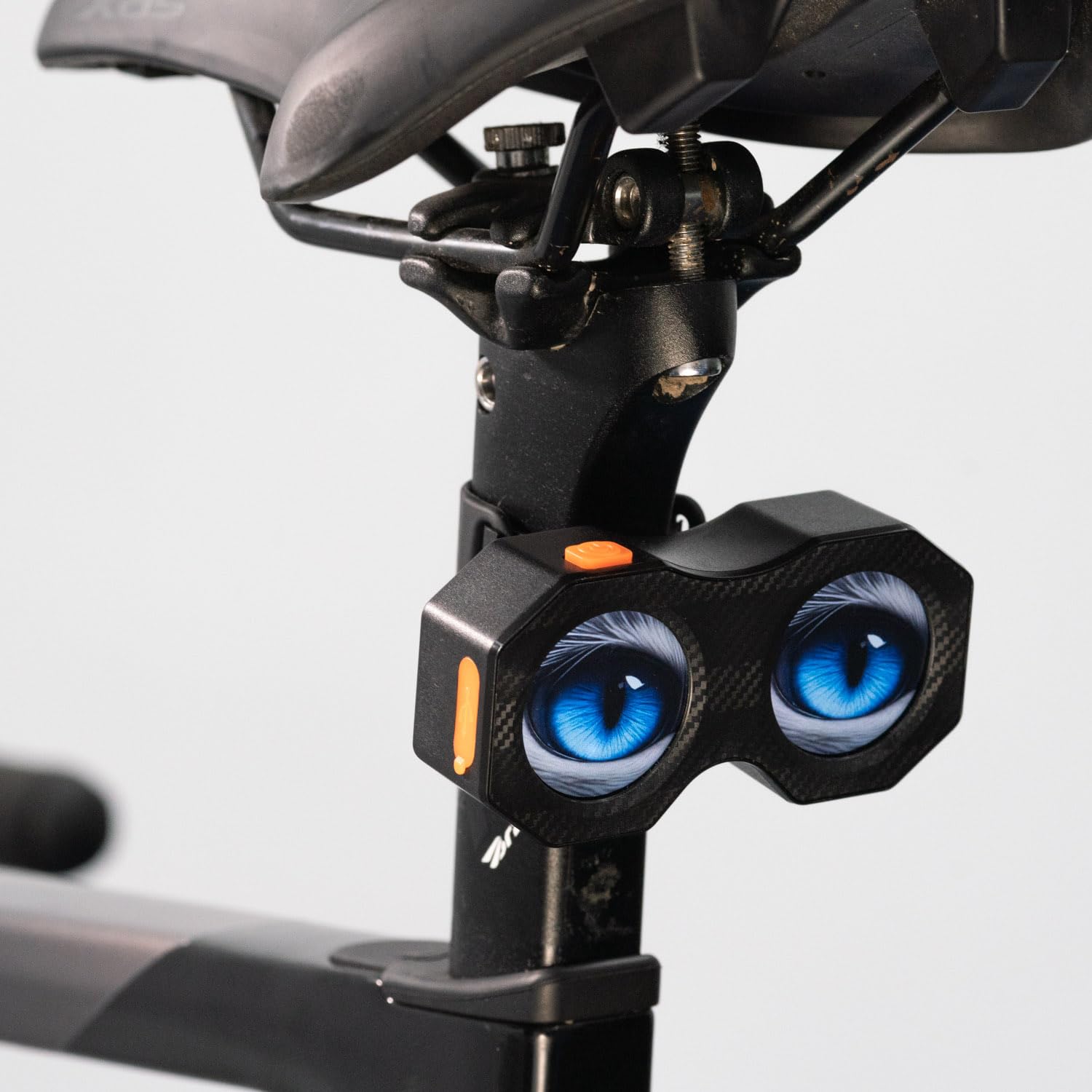 Fanale posteriore dinamico fai da te per guida notturna, luce posteriore per bici con occhi del diavolo, luce posteriore ricaricabile per bicicletta, lampada per avvertimento, accessori per