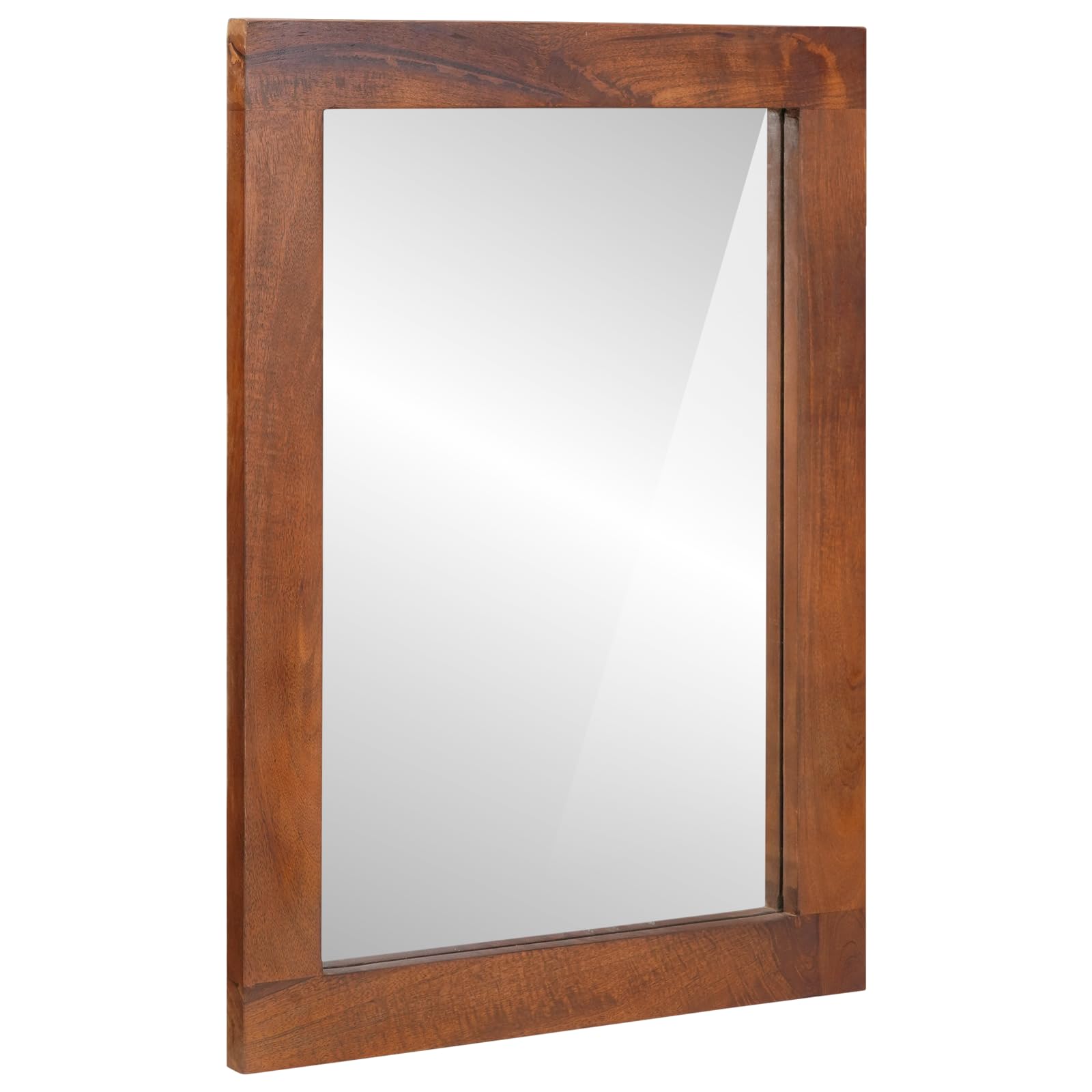 Miroir salle de bain réflexion sans distorsion manguier 50x70cm