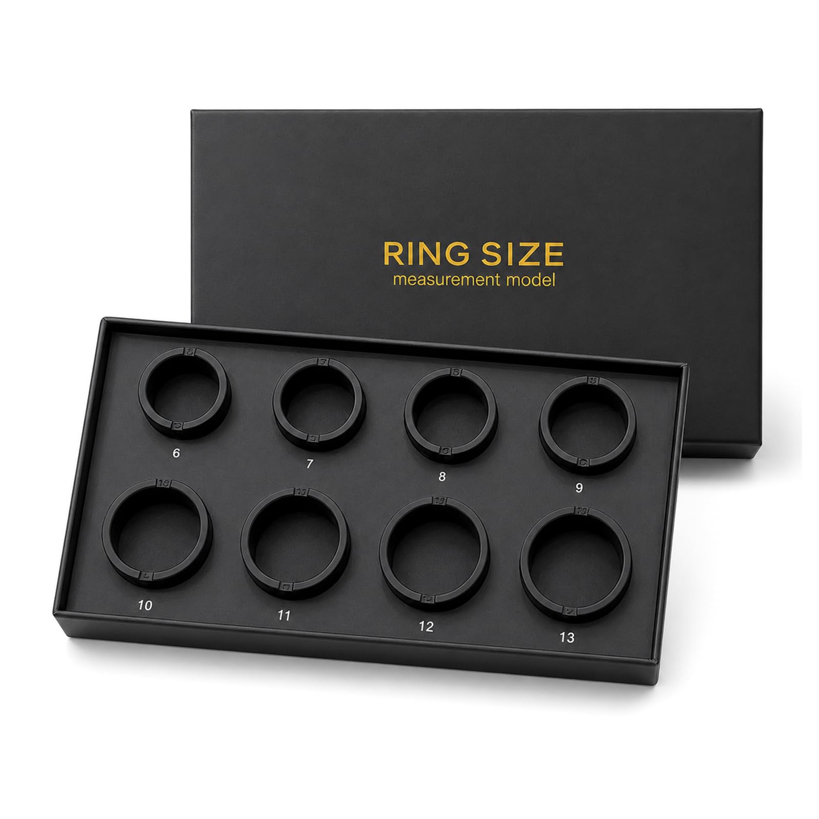 XSWCCJJ Smart Ring Sizing Kit – Includes UK Sizes 7 to 12, So You Can Measure Before Buying to Ensure the Every Time