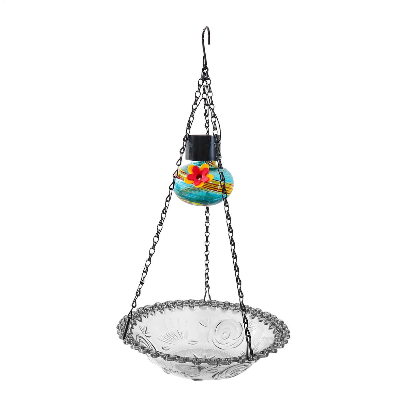 Bain d'oiseaux extérieur facile à nettoyer pour animer votre terrasse et grand jardin