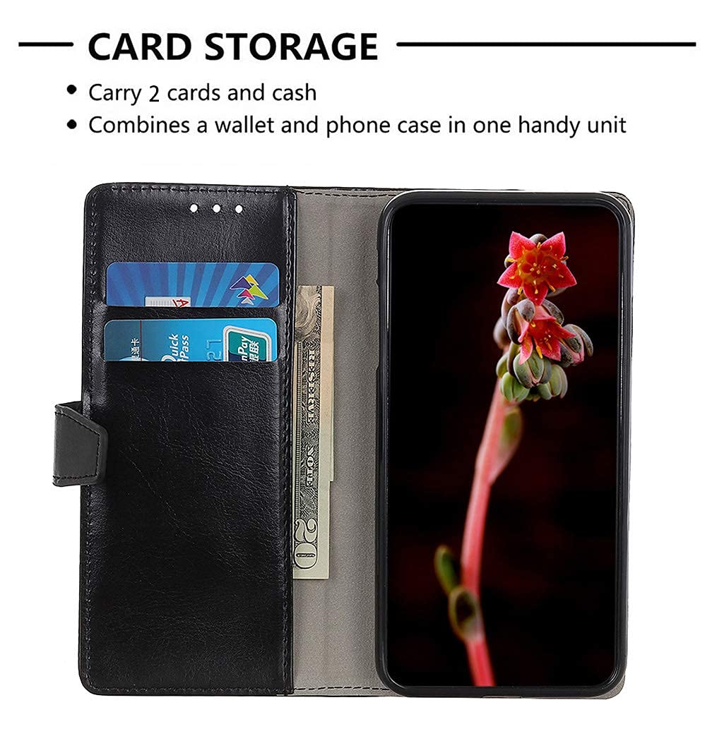 HAOYE Coque pour Motorola Moto G54 5G Etui Portefeuille, Magnétique