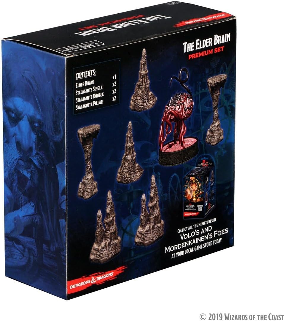 WizKids D&D Icons of The Realms: Volo & Mordenkainen’s Foes Premium Set Elder Brain