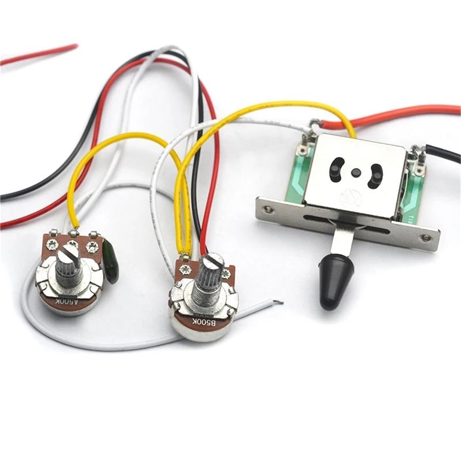 Miłośnicy Muzyki Przetworniki Do Gitary Elektryczn Przetworniki Gitarowe Humbucker Z 3-drożnym Przełącznikiem Gitarowym Potencjometr 500K 1T1V Kable W Wiązce Wstępnie Okablowane Przetworniki Gitarowe