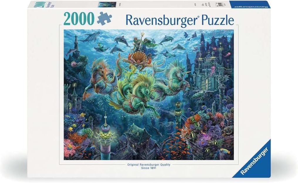 Ravensburger Underwater Magic 2000 Piece Jigsaw Puzzles for Adults and Kids Age 12 Years Up