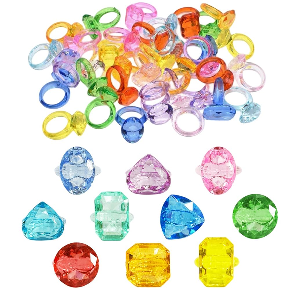 Amazon | [SPRMUD] プラスチックアクリルリング 複数形 アソートカラー