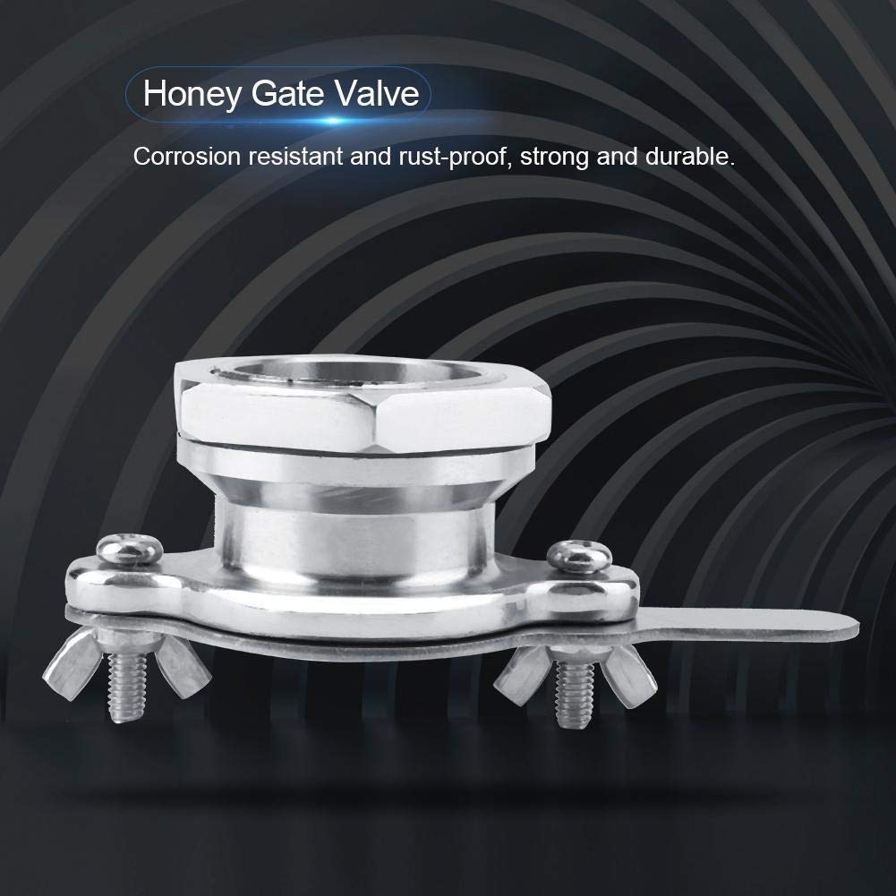 KSTE Miele Valve 1 PC di Acciaio Inossidabile valvola a saracinesca, Apicoltura Strumento estrattore, Imbottigliamento, Miele Tap.