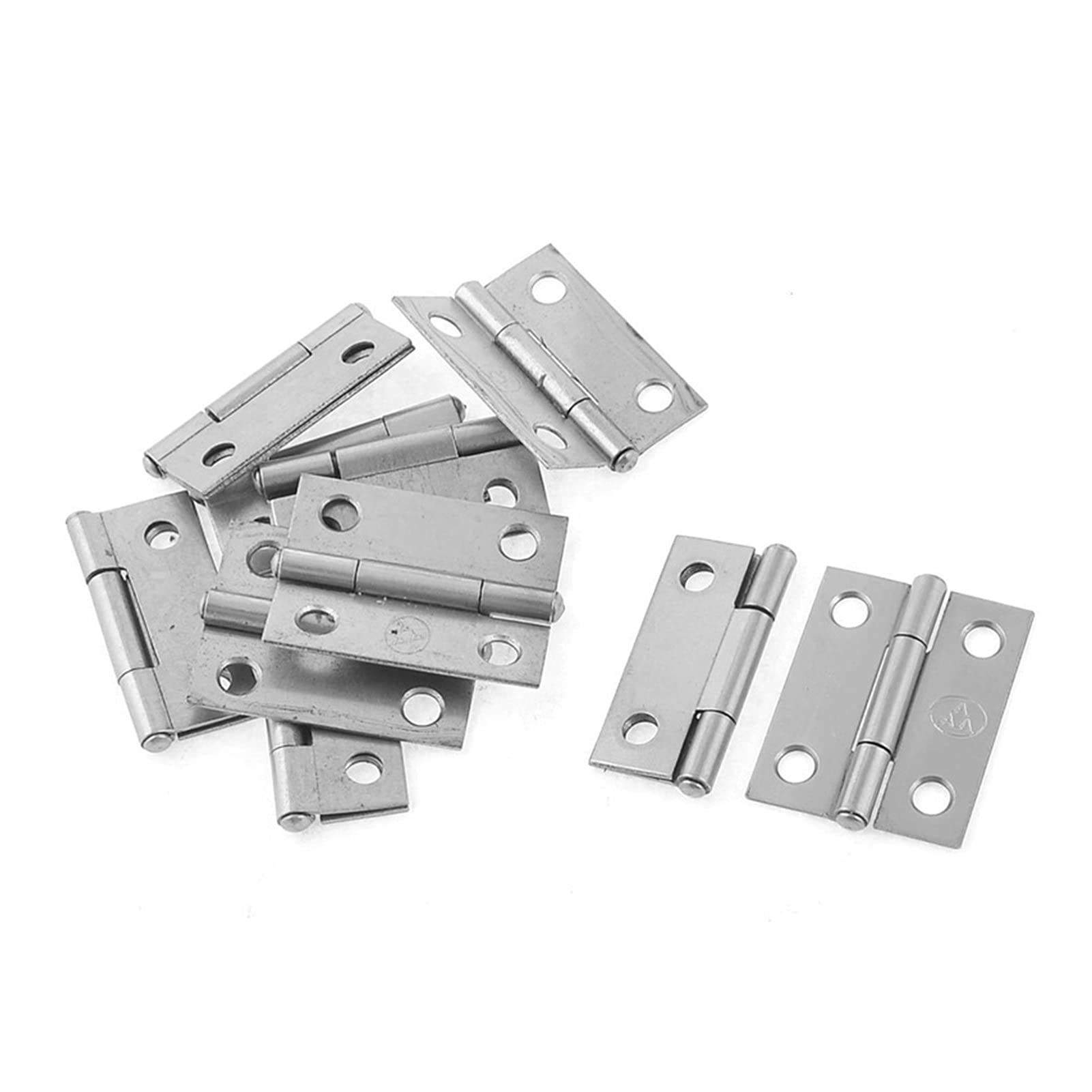 DIY Rectangle Folding Closet Cabinet Door Hinge Hardware 1.5" Suitable for Use on Kitchen Cabinet Doors, Wardrobe, TV Cabinets,