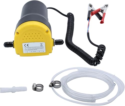 Extractor de bomba de cambio de aceite de 60 W y 12 V, kit de bomba de transferencia de aceite de succión de líquido diésel para automóvil, moto