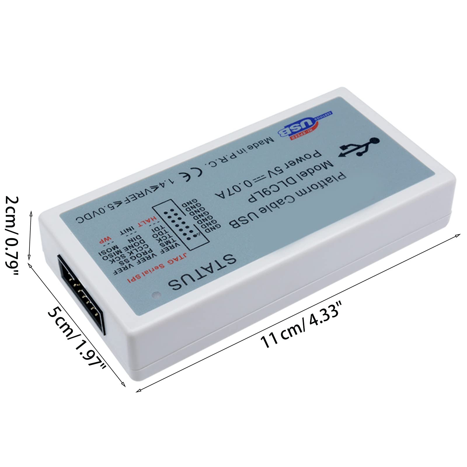 Amazon.co.jp: XilinxプラットフォームケーブルUSB FPGA CPLD JTAG SPI